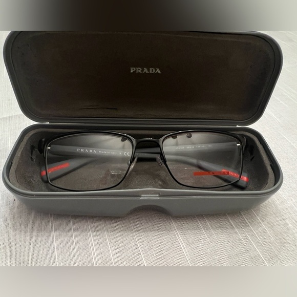 PRADA LINEA ROSSA NETEX MEN'S EYEGLASSES - Picture 4 of 5